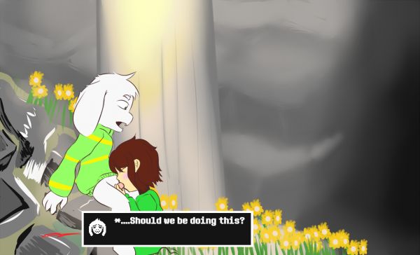 gay undertale asriel