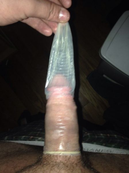 comdom in penis