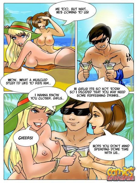 beach orgy hentai manga