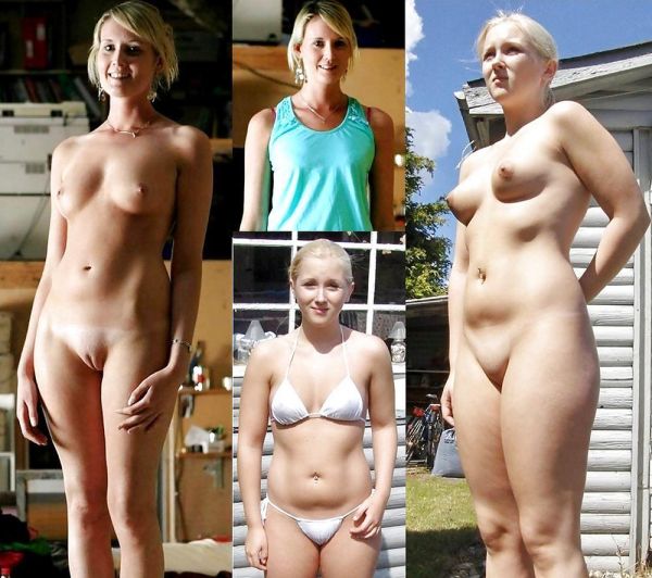group nude girls before after