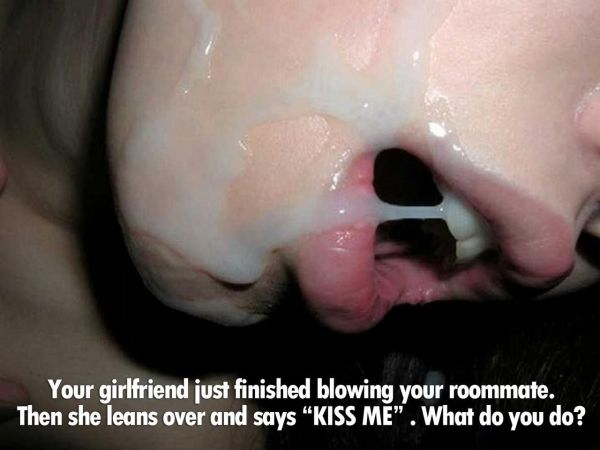 cum faced cuckold captions