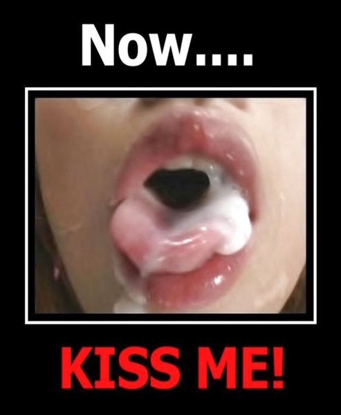 sissy captions cum kiss game