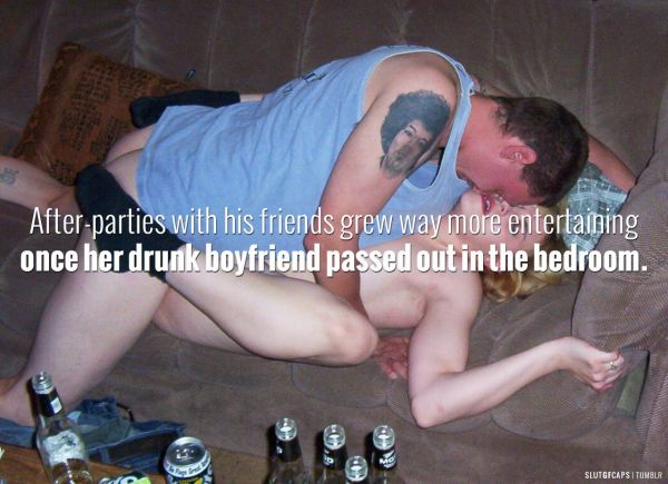 drunk sluts wives caption tumblr