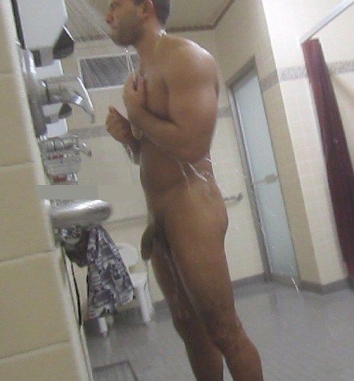 nude girls gym shower