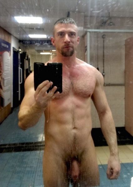 naked gym shower