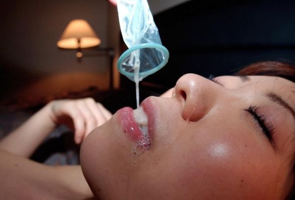 hentai condom blowjob gif