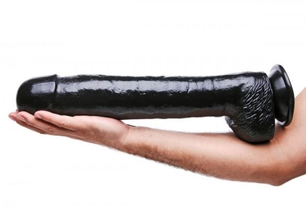 huge black dildo gif