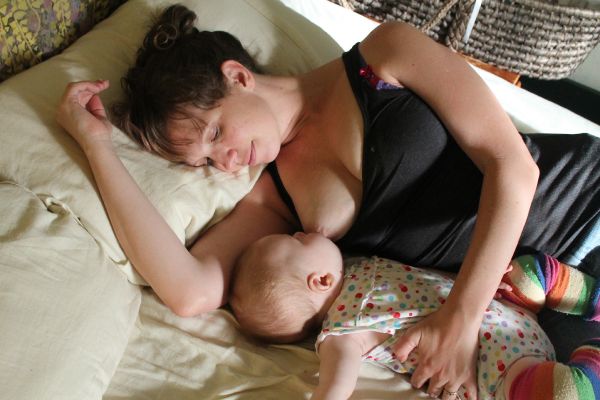orgasm while breastfeeding