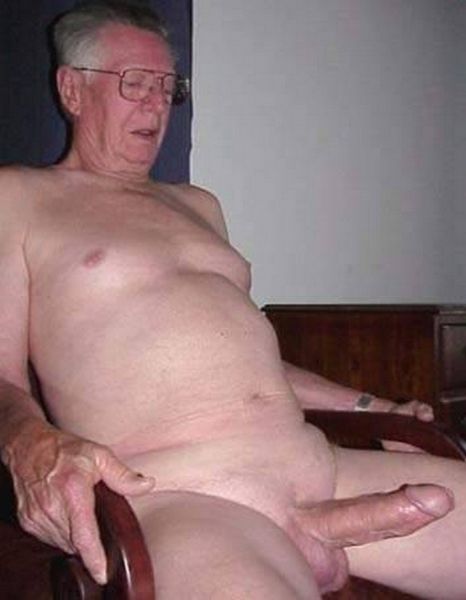 naked gay grandpa cum