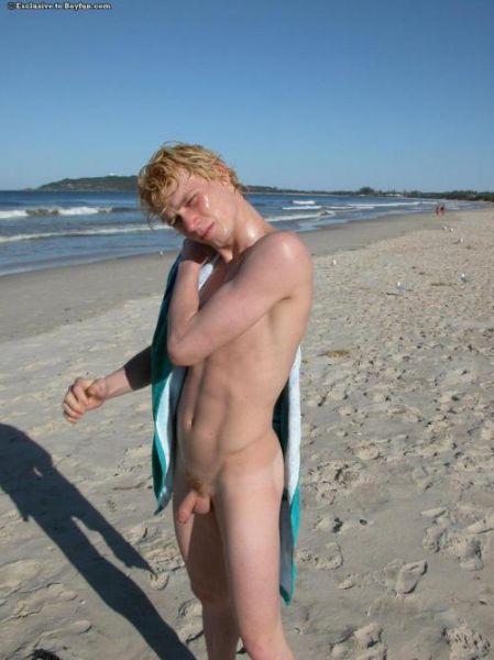 uncut cock at nude beach