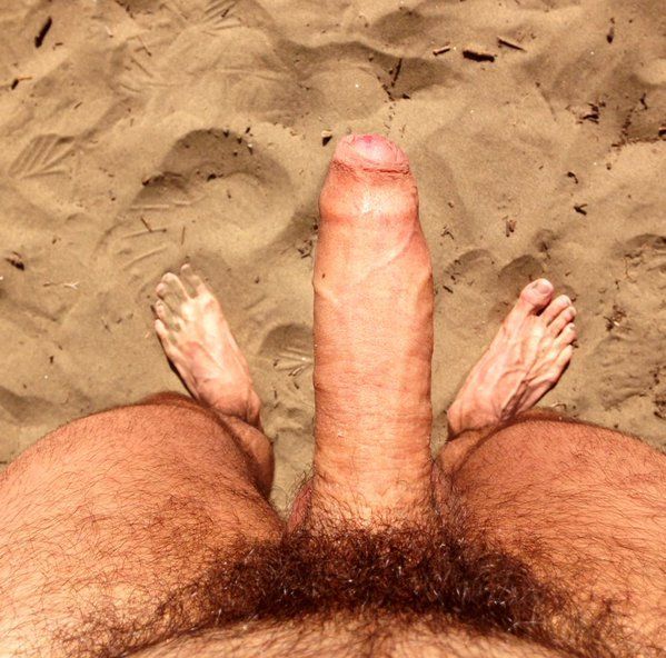 uncut men nude beach