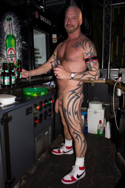 naked bartender guy