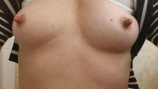 beautiful natural breasts erect nipples