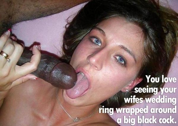 big dick interracial wife captions