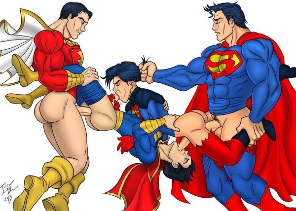superman gay cartoon porn gif
