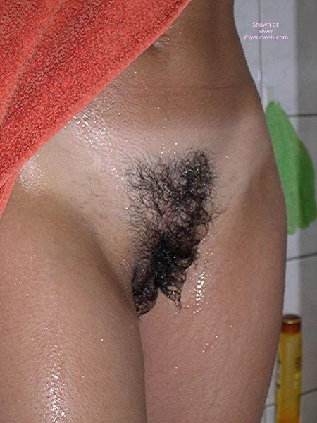 gaping hairy pussy close up