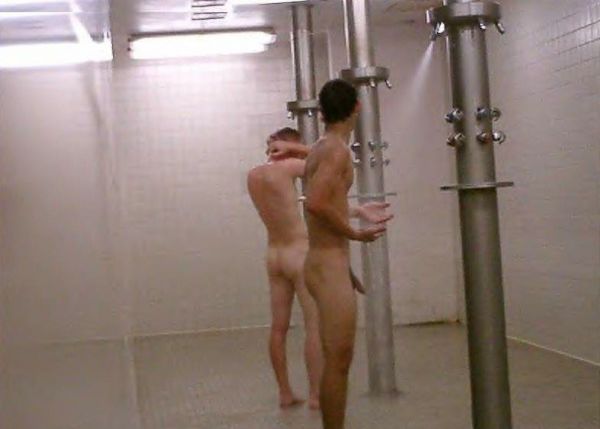 gay communal shower