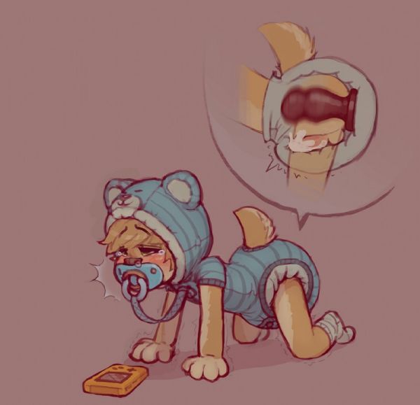 diaper straitjacket bondage furry
