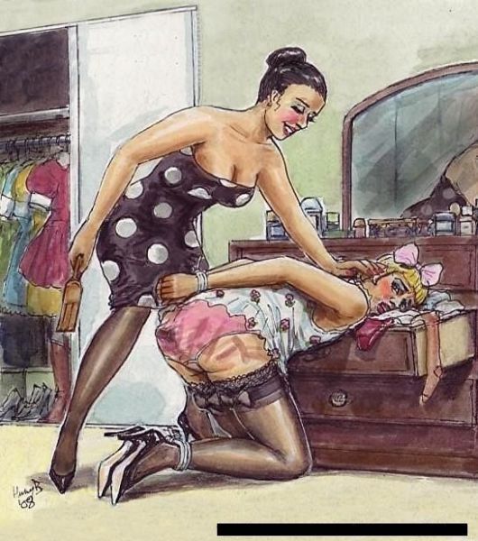 femdom spanking strict women
