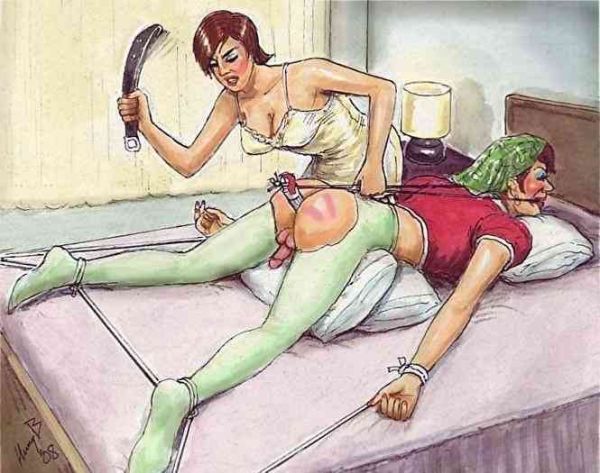 real women spanking men