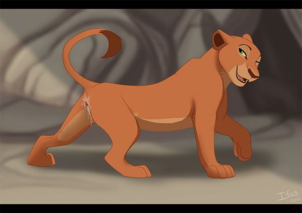 animated lion