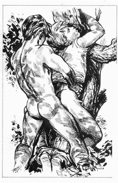 homoerotic male fantasy art