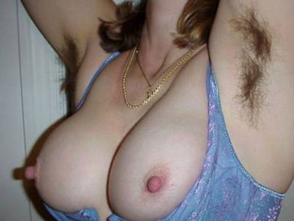 braless girls with hairy armpits