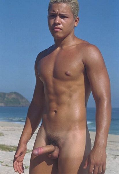 male nude beach erection