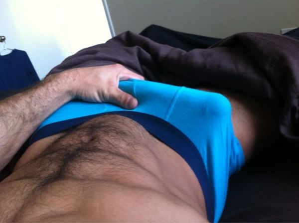 huge bulge in boxers
