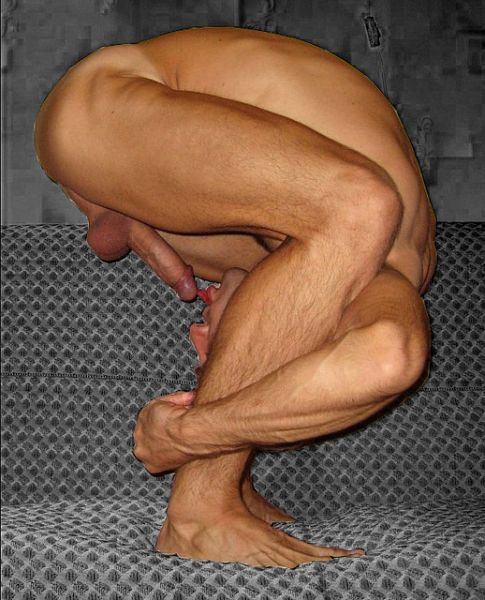 gay naked yoga