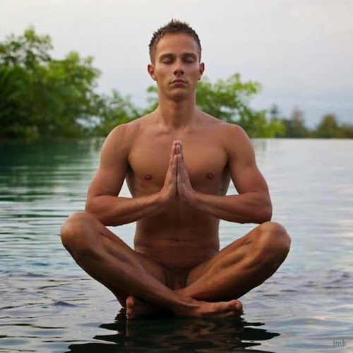naked yoga class