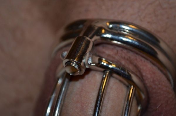 permanent male chastity captions