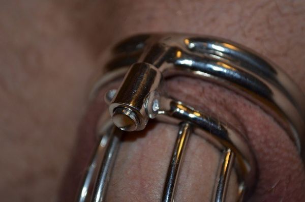 permanent male chastity captions