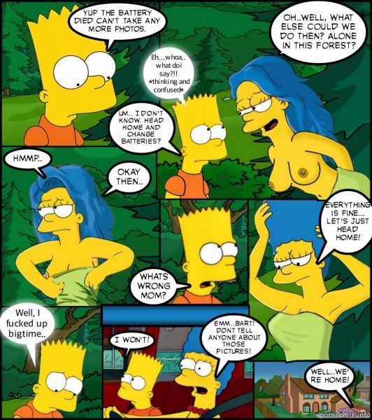 the simpsons comic strip template
