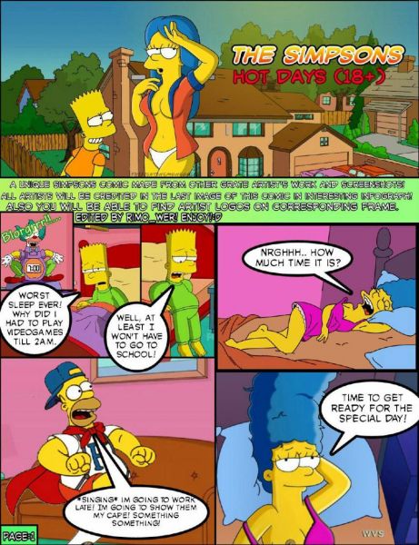 simpson porn comic busted