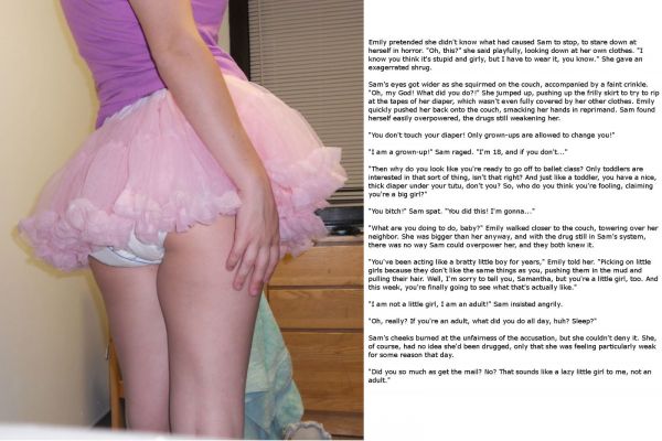 sissy kiss diaper captions