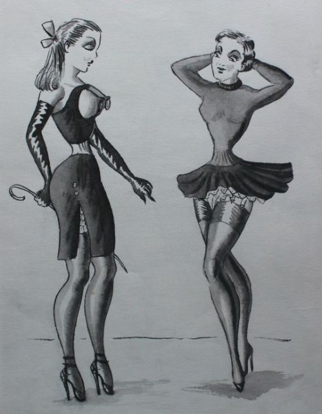petticoat punishment art