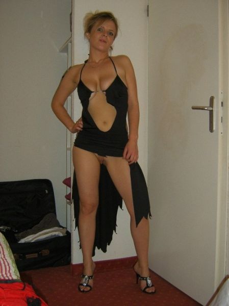 exhibitionist wife dressed as slut