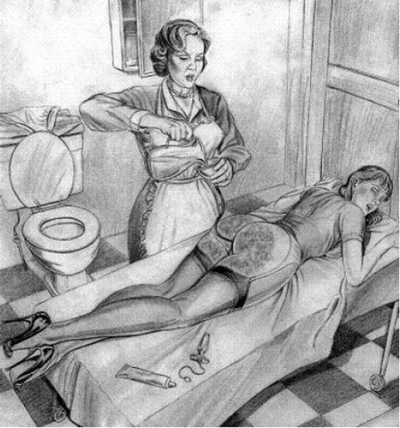 classic artwork vintage spanking