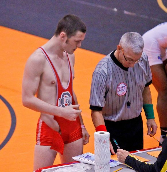 wrestler singlet dick slip