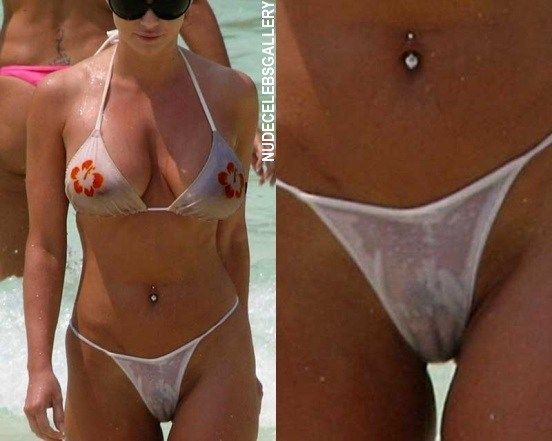 nude bikini selfie nip