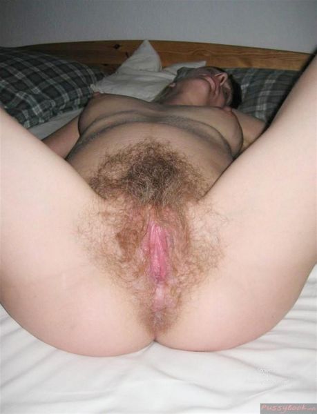 only very hairy blonde pussy