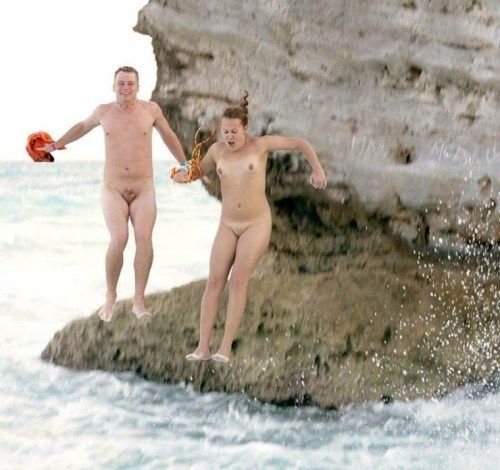 hard cock nude beach couple