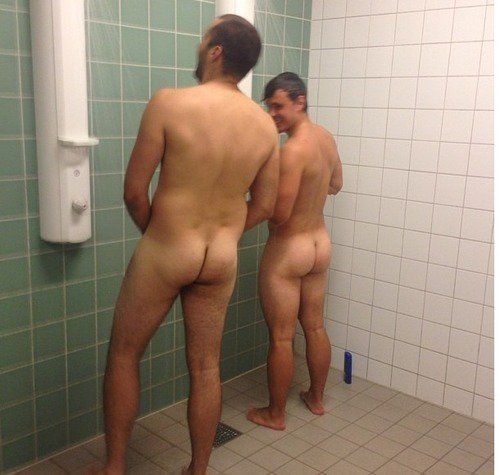 new men in showers