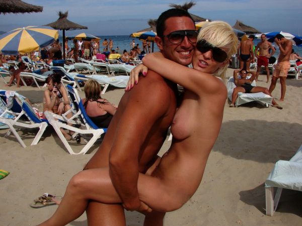 female beach nudity