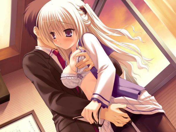 cute blonde anime porn