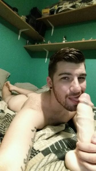 gay dildo panties selfie