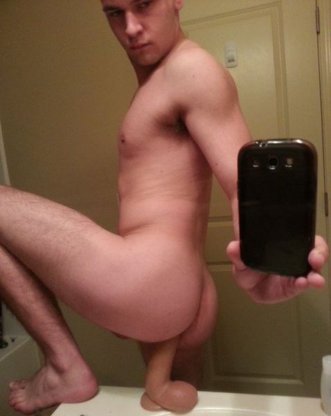lesbian dildo selfie