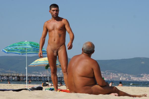 nude beach jerking