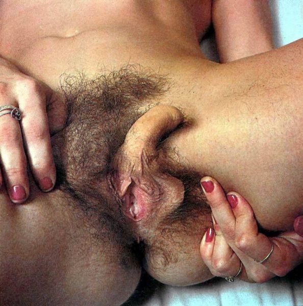 beautiful nude hairy clit